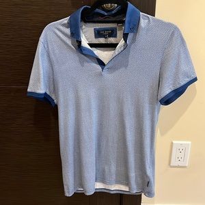 Ted Baker Blue Polo T-Shirt